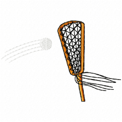 Lacrosse Embroidery Design 6